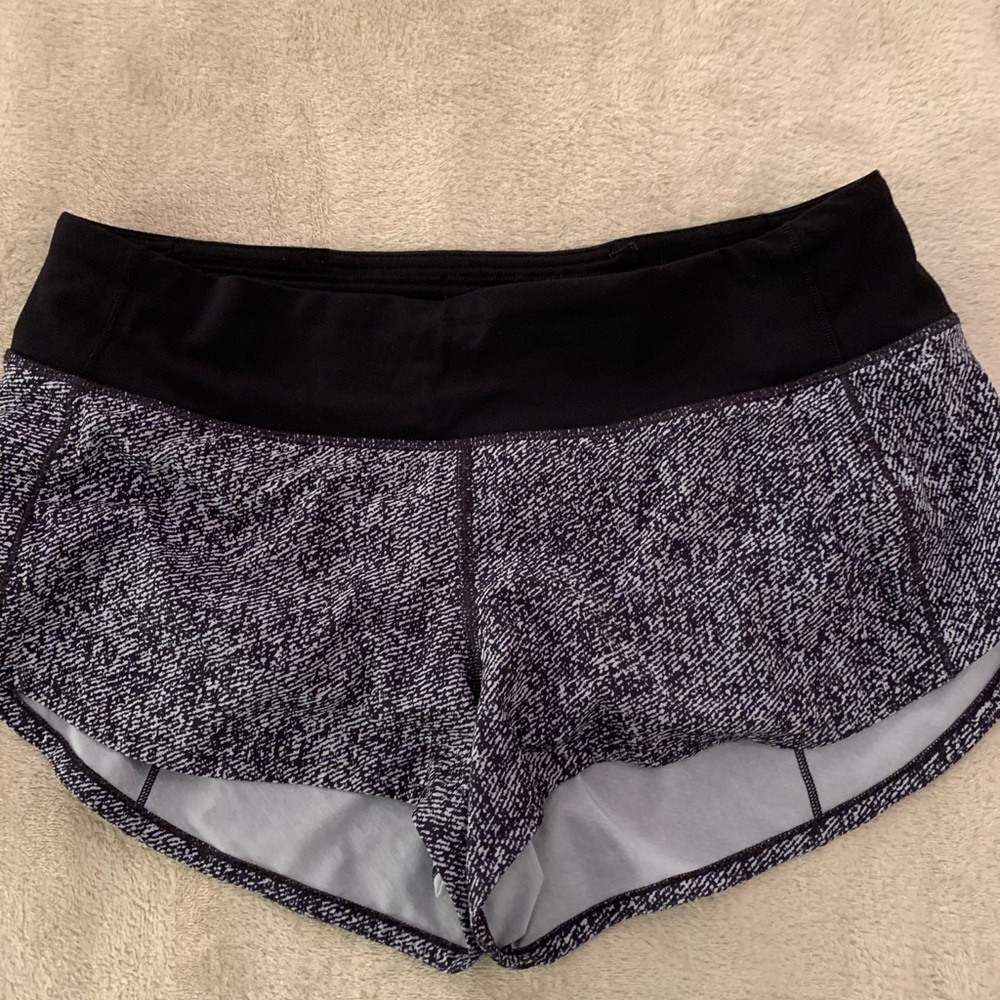 Lululemon Shorts (black and white pattern)